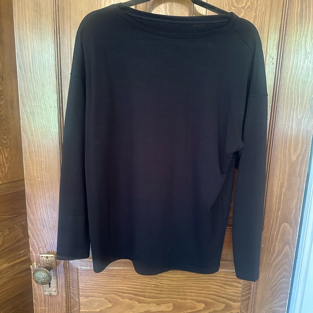 ZYIA Active Martiza Black Long Sleeve Top